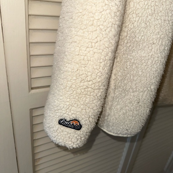 CHUBBIES men’s the snow day fleece hoodie in natural, XL - Picture 4 of 5